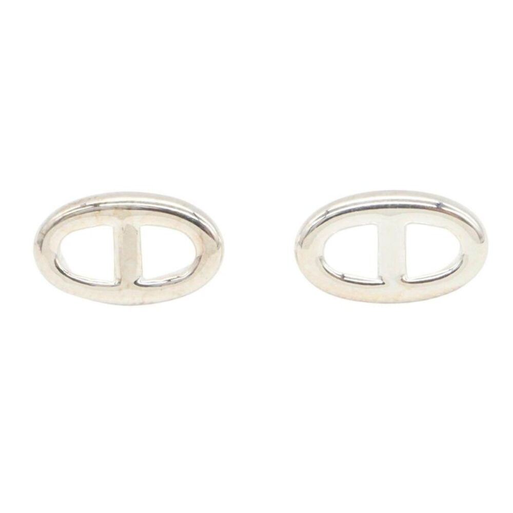 Hermes Chaine dAncre Silver925 Earrings